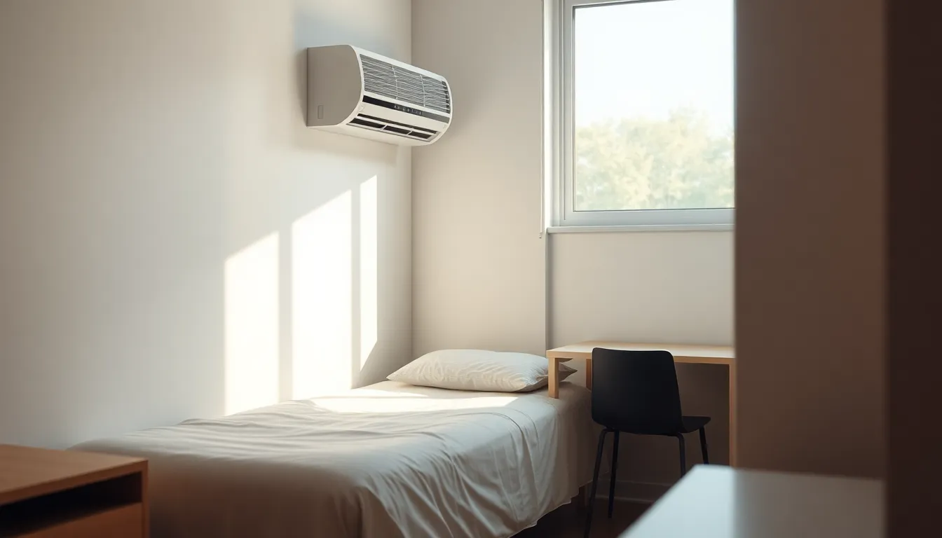 시원한 에어컨 바람을 맞으며 쉬는 모습